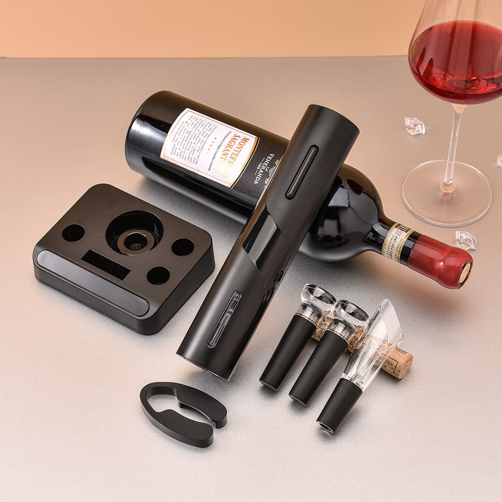 Electric Wine Bottle Opener Set