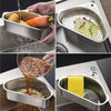 Kitchen Sink Stainless Steel Triangular Drain Rack