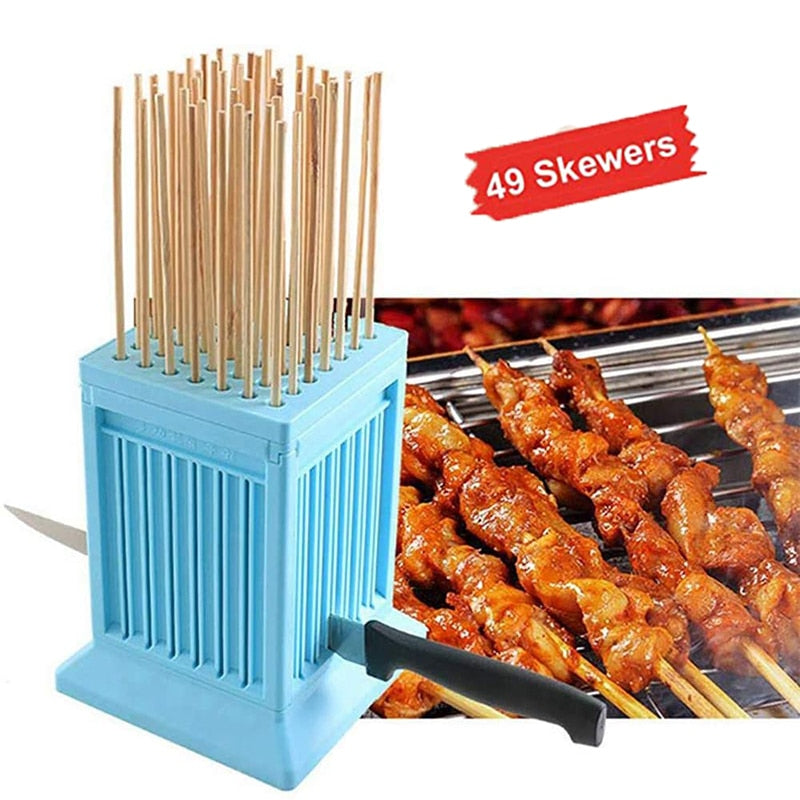 49 Holes barbecue skewer Maker