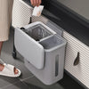 9L Hanging Trash Can with Wet and Dry Compartment