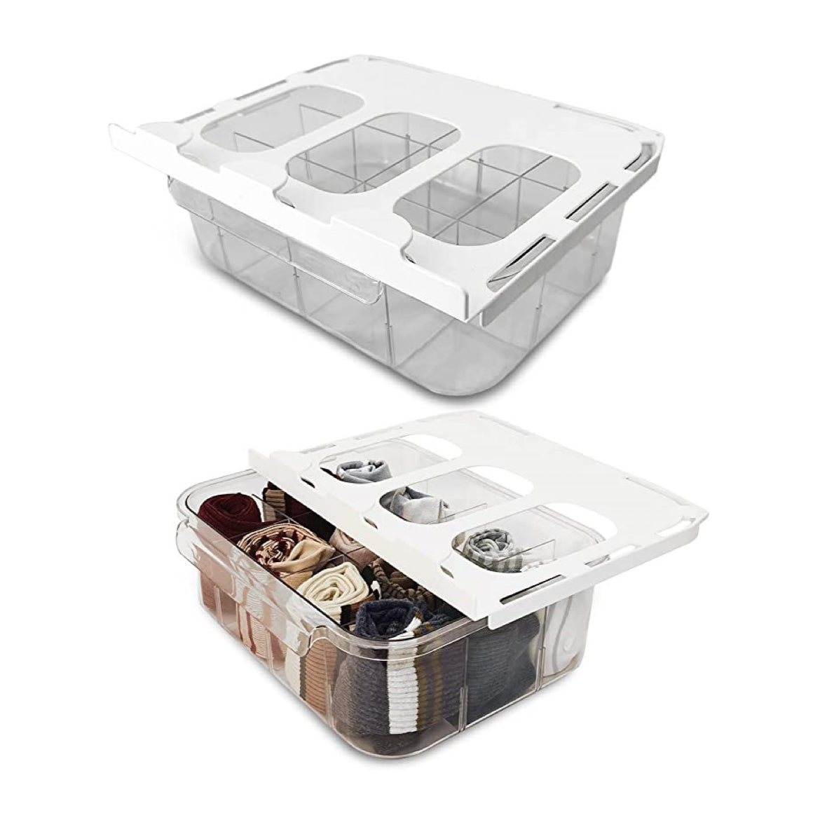 Punch Free Drawer Type Underwear Socks Storage Box