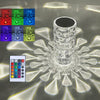 Water Droplets USB Rechargeable Crystal Table Lamp