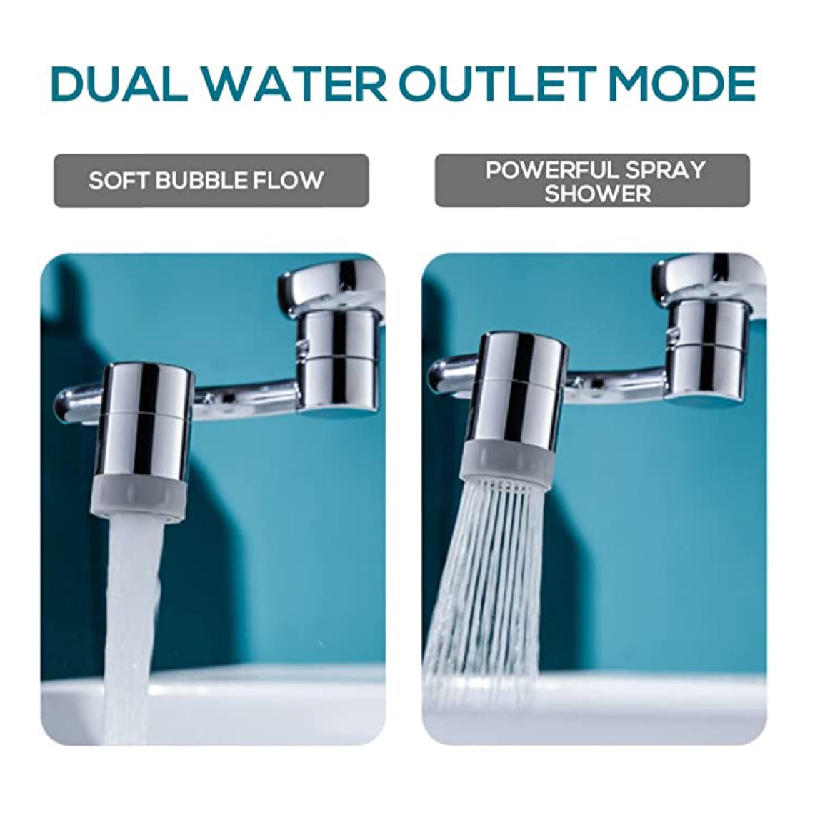 1080 Degree Rotatable Faucet Aerator