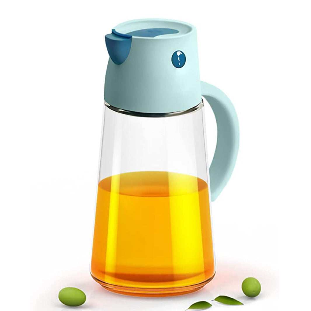 Automatic Opening Glass Oil Container