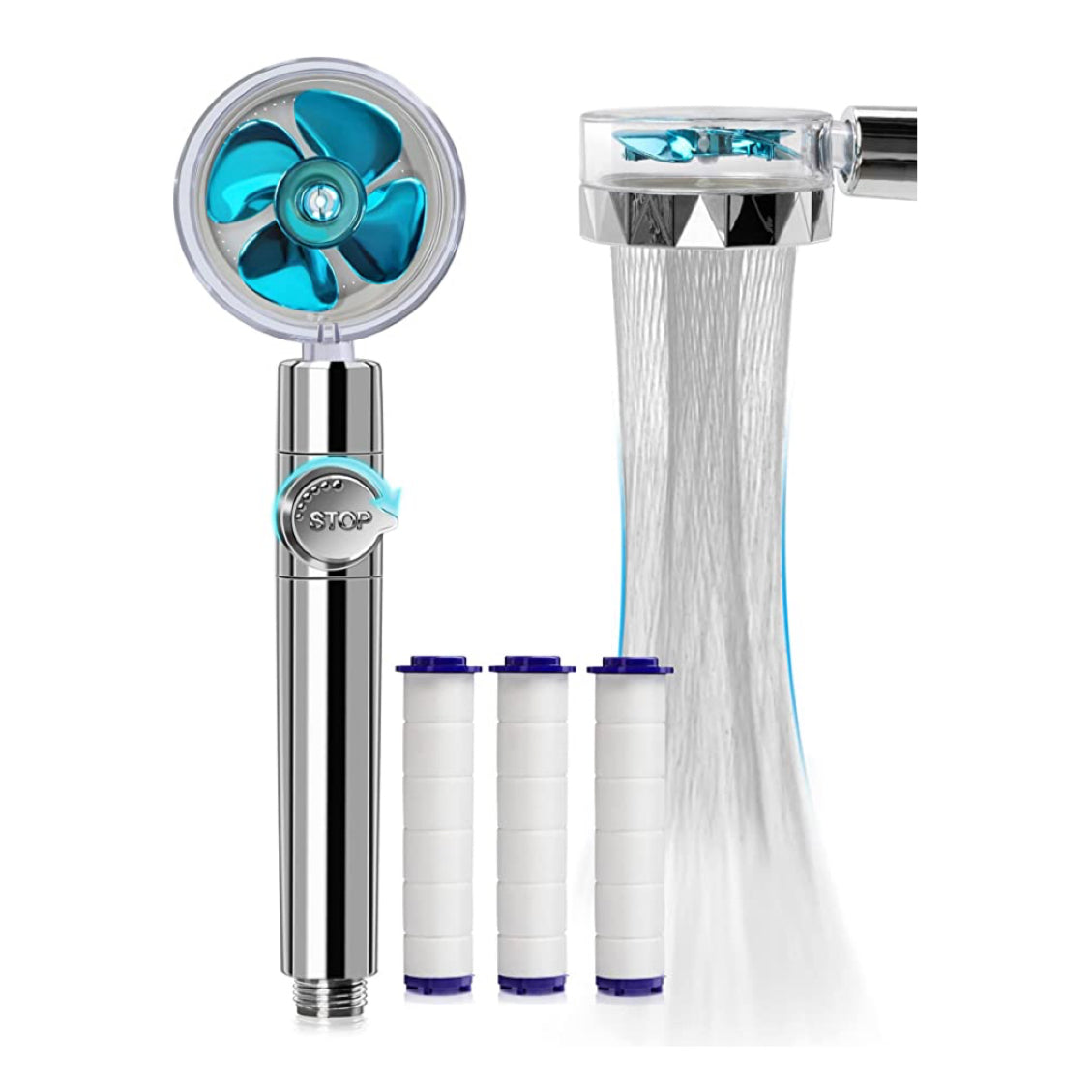 Handheld Turbo Fan Shower Head