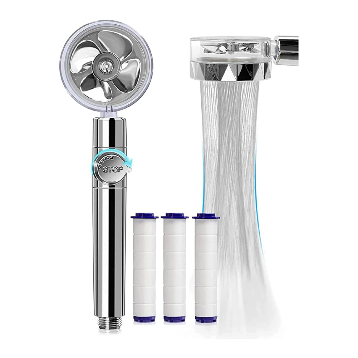 Handheld Turbo Fan Shower Head