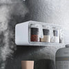 Wall Mounted Seasoning Box With Spoon
