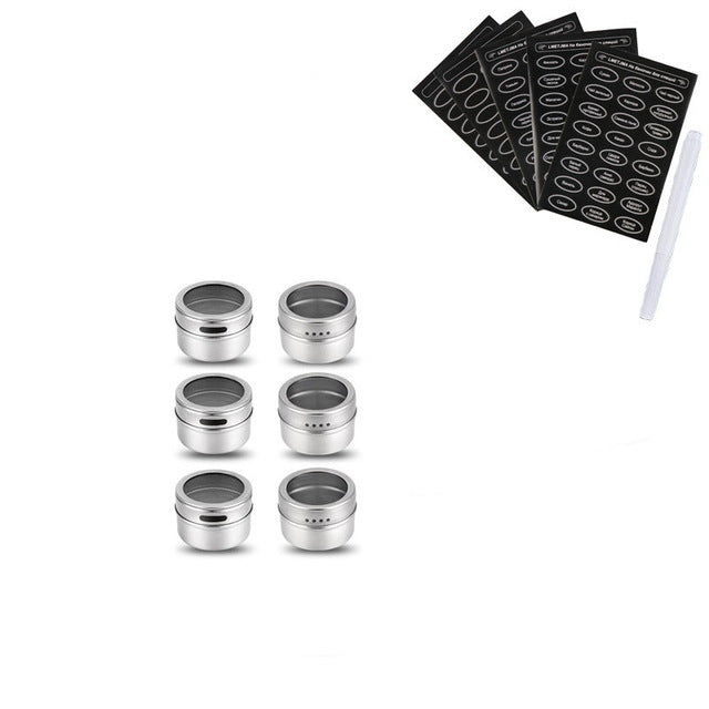 Easy Pour Magnetic Spice Tins