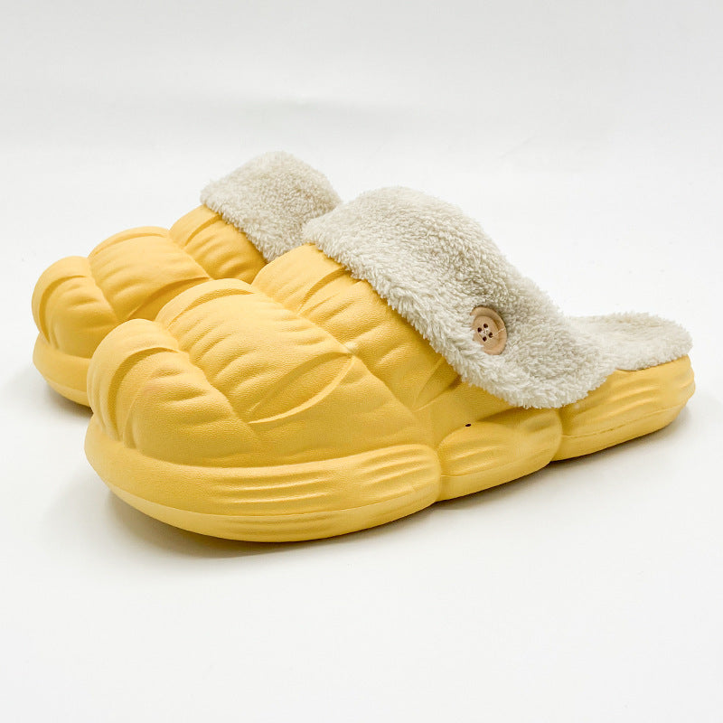 2022 Winter Unisex Slides Detachable Plush Indoor Slippers