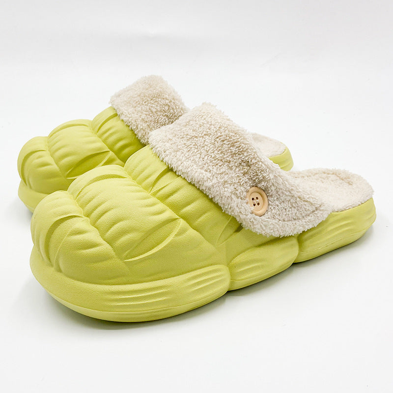 2022 Winter Unisex Slides Detachable Plush Indoor Slippers