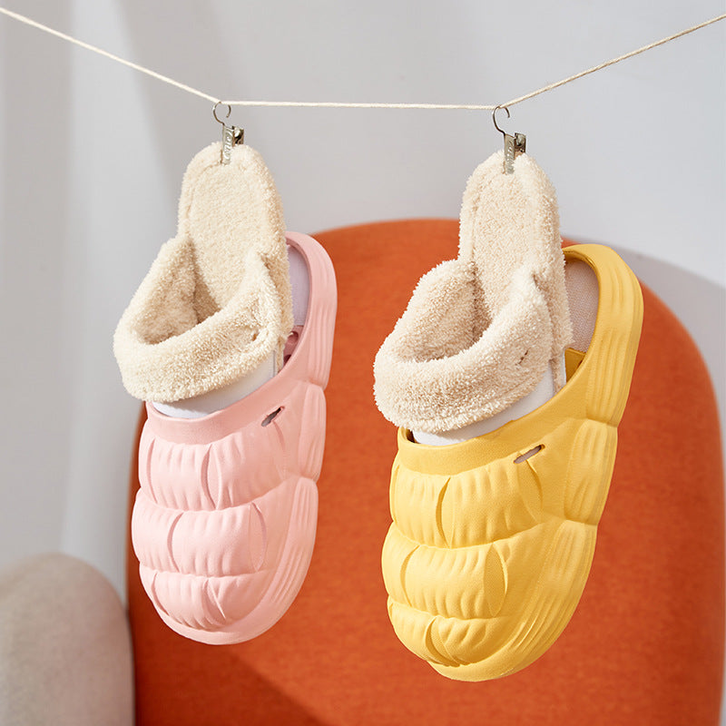 2022 Winter Unisex Slides Detachable Plush Indoor Slippers