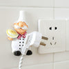 Cute Chef Wall-mounted Wire Plug Holder