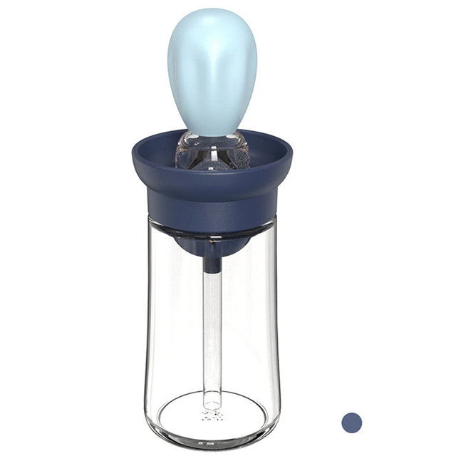 Glass Oil Bottle with Brush