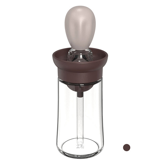 Glass Oil Bottle with Brush
