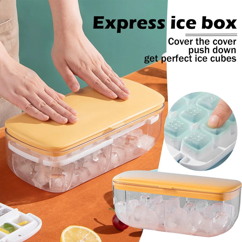 Silicone Ice Tray Molds - 48 Ice Cubes