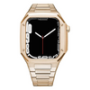 Stainless Steel Case + Strap / Silica Band For Apple Watch