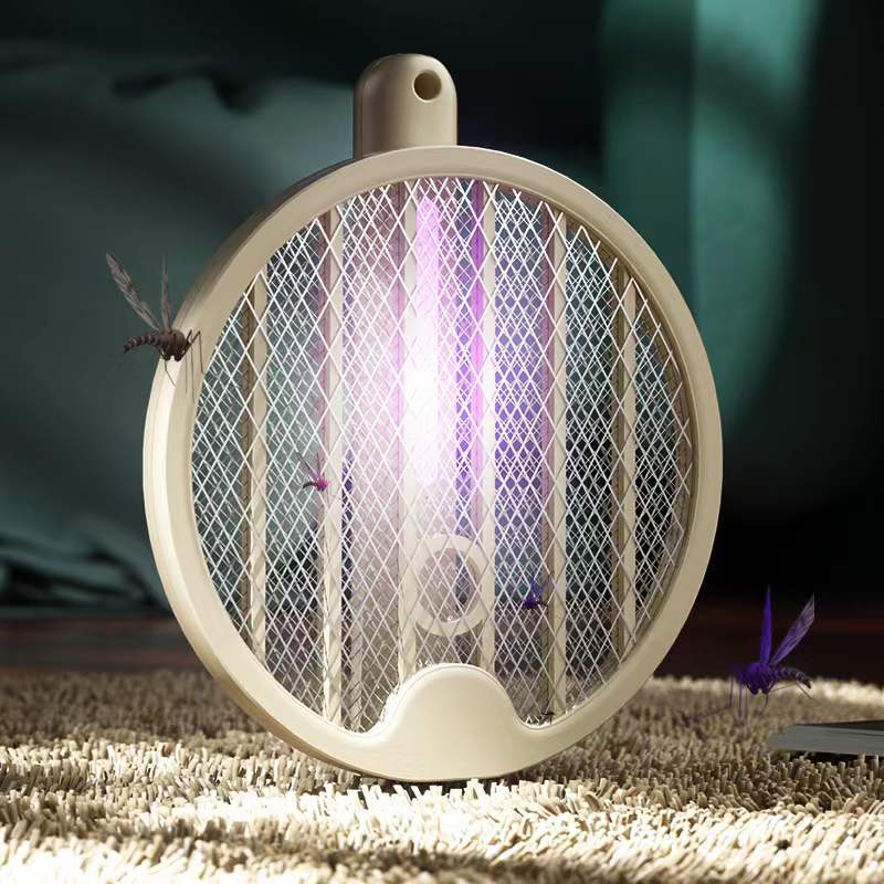 Electric Mosquito Swatter Bug Zapper Racket