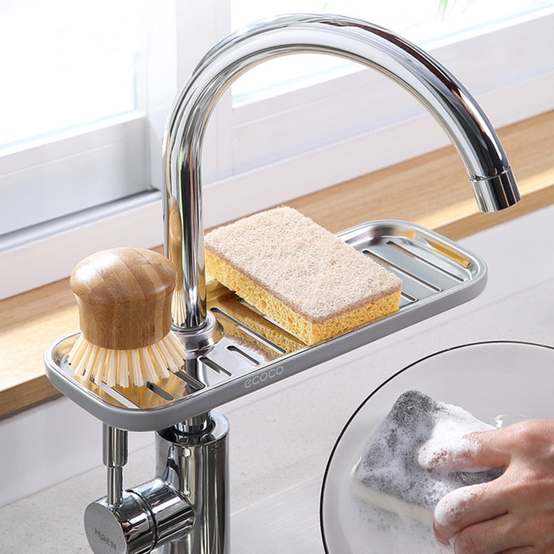 Faucet Storage Rack Sponge Holder