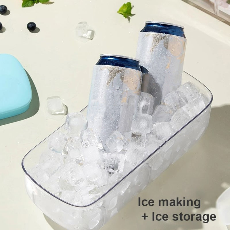 Silicone Ice Tray Molds - 48 Ice Cubes