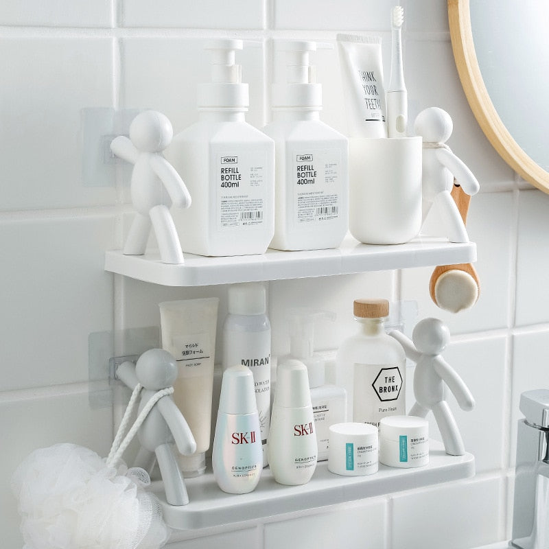 Creative Bathroom Storage Shelves