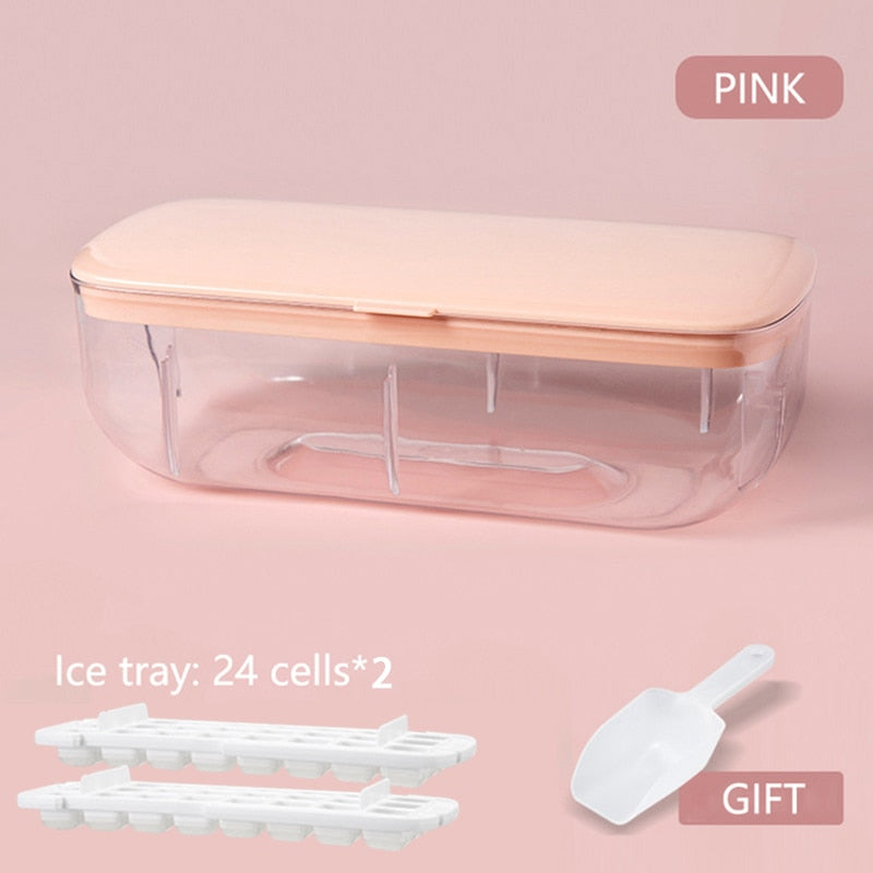 Silicone Ice Tray Molds - 48 Ice Cubes