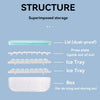 Silicone Ice Tray Molds - 48 Ice Cubes