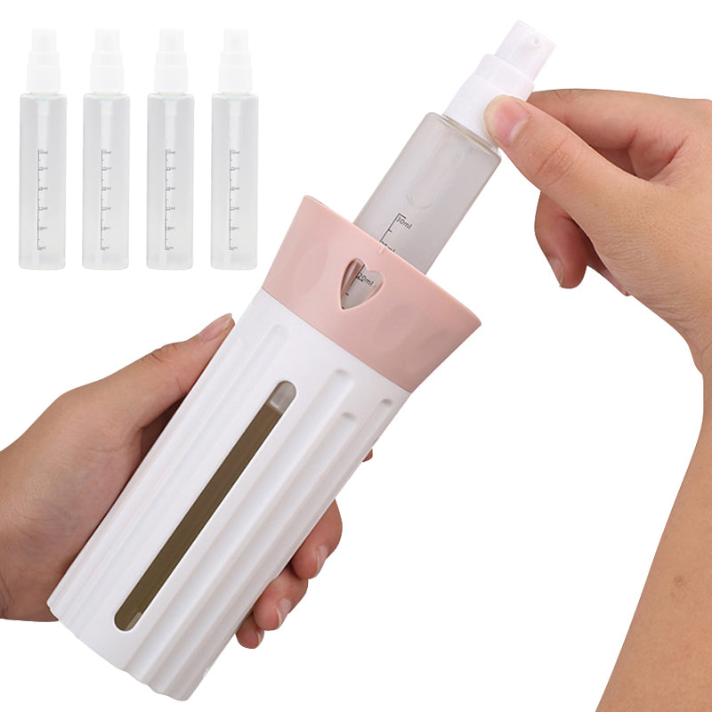 4-In-1 Travel Bottles Dispenser