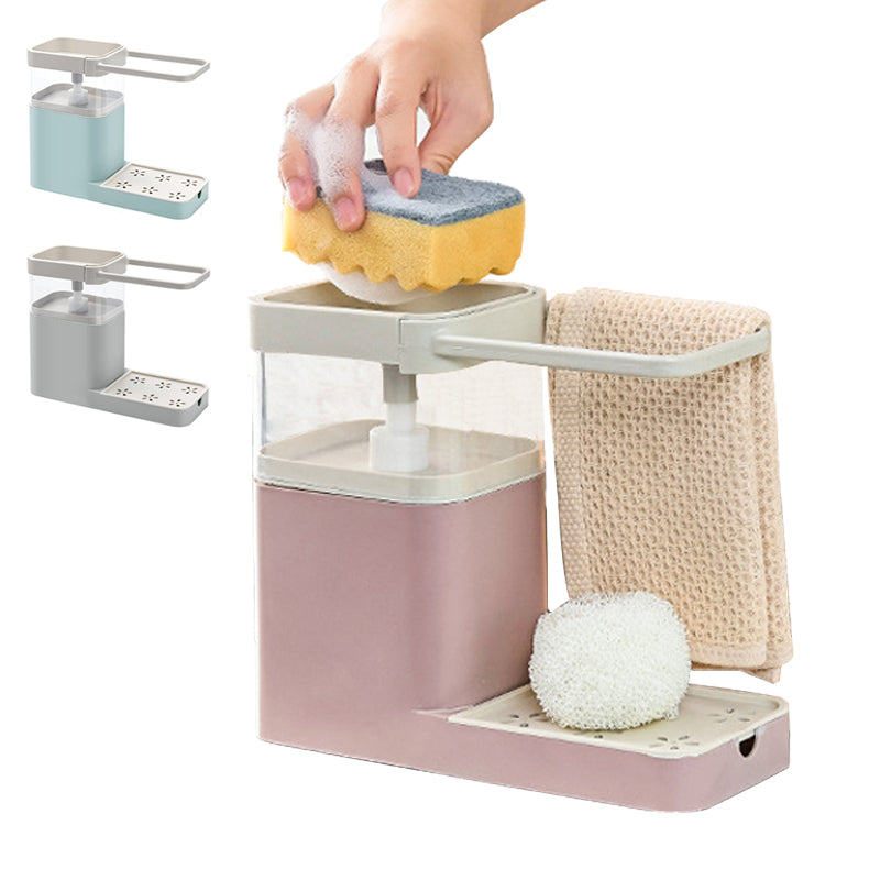 Kitchen Soap Dispenser Sponge Holder