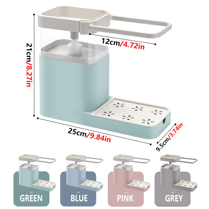 Kitchen Soap Dispenser Sponge Holder