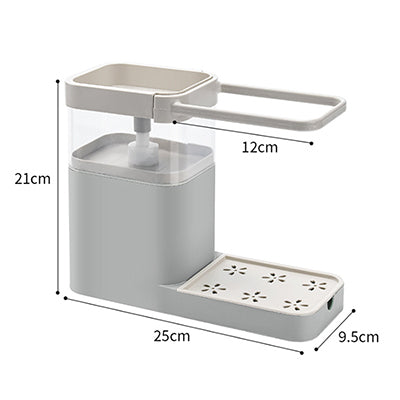 Kitchen Soap Dispenser Sponge Holder