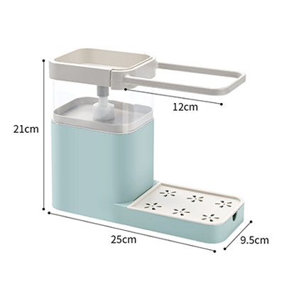 Kitchen Soap Dispenser Sponge Holder