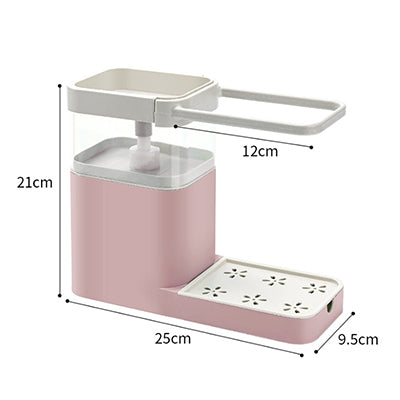 Kitchen Soap Dispenser Sponge Holder