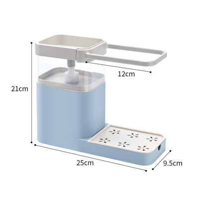 Kitchen Soap Dispenser Sponge Holder