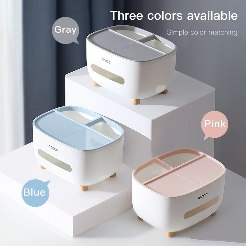 Multi-functional Desktop Tissue Box