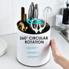 Large Capacity Rotating Utensil Holder