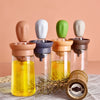 Glass Oil Bottle with Brush