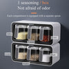 Wall Mounted Seasoning Box With Spoon