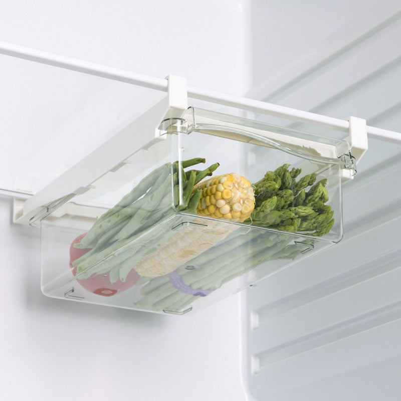 Fridge Organizer Slide Under Shelf Drawer