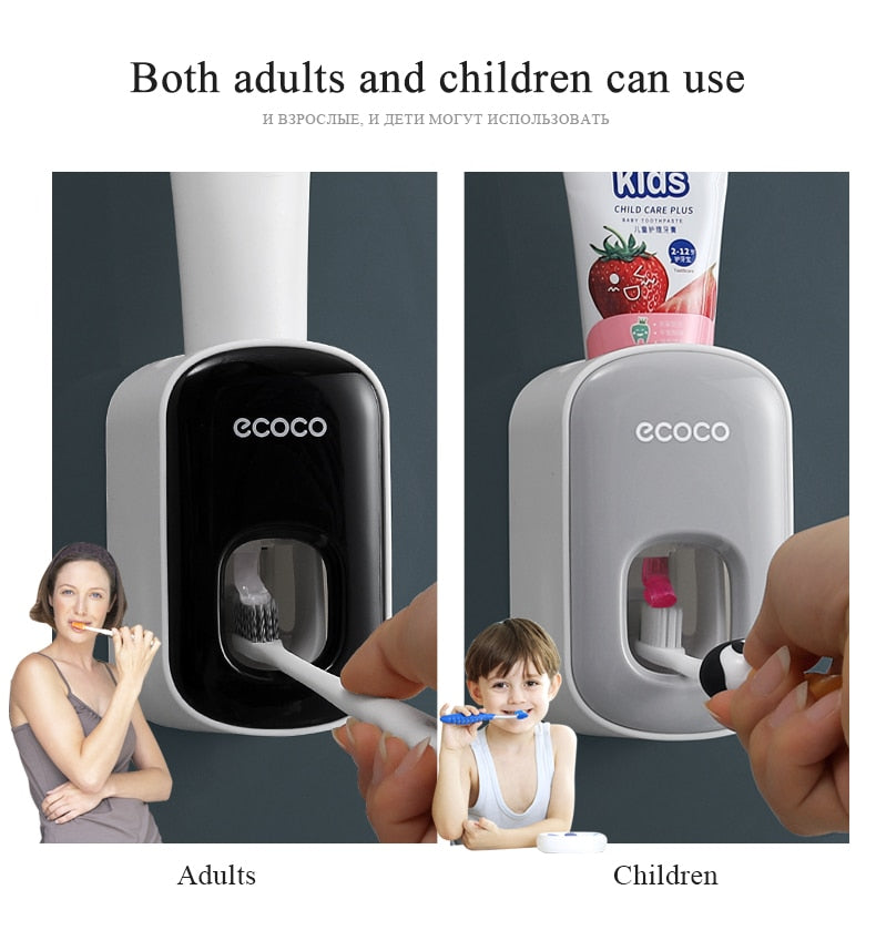 Wall-Mounted Toothbrush Holder Set