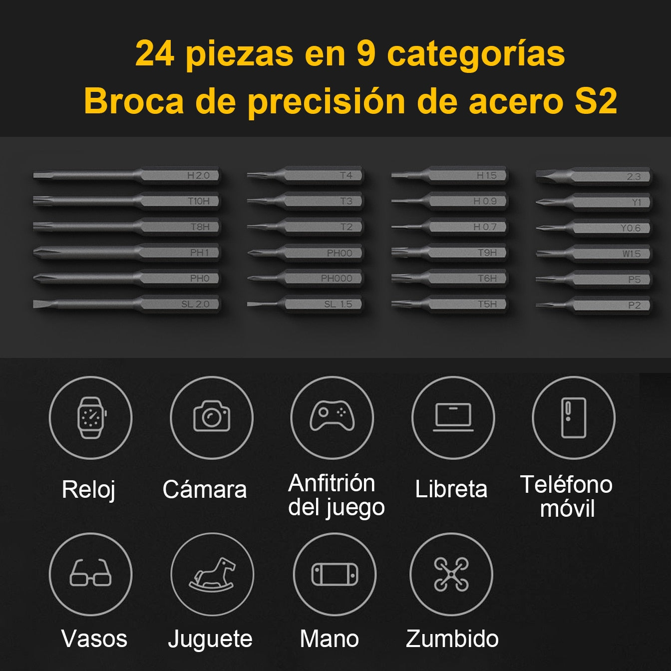 Type-C Rechargeable Electrical Precision Screwdriver Kit