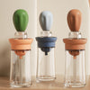 Glass Oil Bottle with Brush