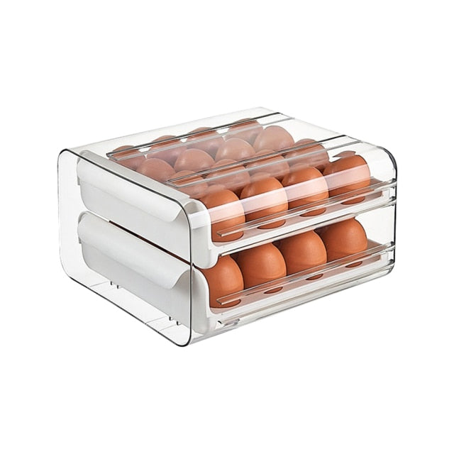 32 Grid Refrigerator Egg Storage Boxes