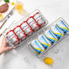 2-Tier Rolling Refrigerator Soda Cans Organizer