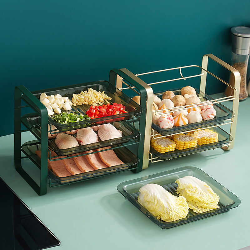 kitchen Multi-layer Dish Preparation Tray