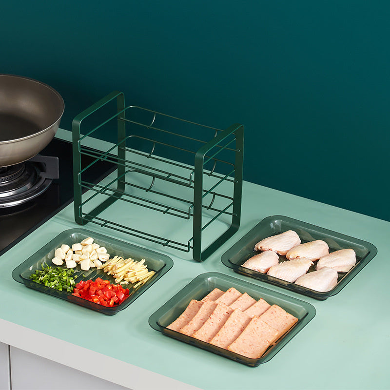 kitchen Multi-layer Dish Preparation Tray