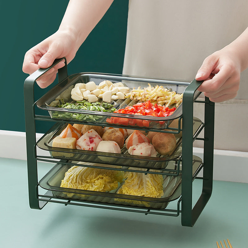 kitchen Multi-layer Dish Preparation Tray
