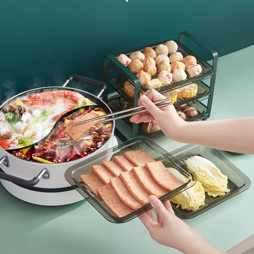 kitchen Multi-layer Dish Preparation Tray