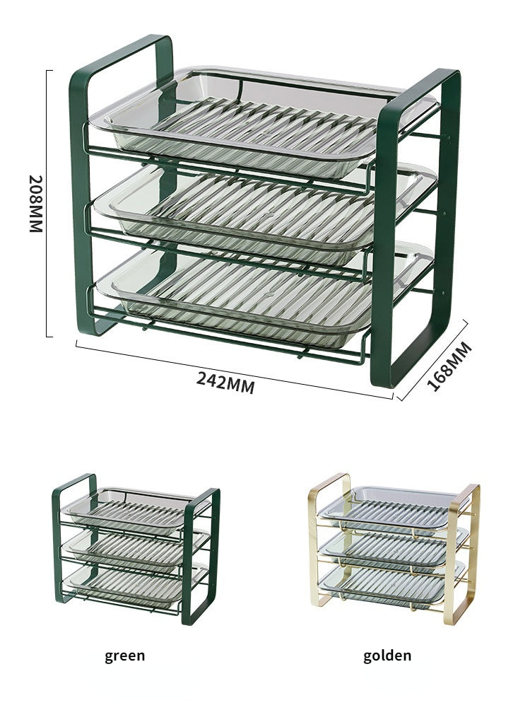 kitchen Multi-layer Dish Preparation Tray